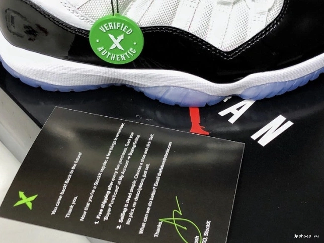 378037-100 Retro Air 2018 Jordan 11 "concord 0115